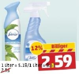 FEBREZE Luft- oder Textilerfrischer 2.59&nbsp;&euro;