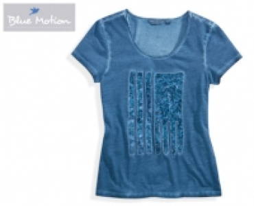 Blue Motion Shirt, oil-washed