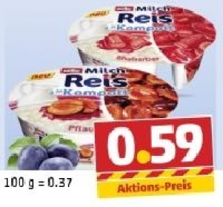 MÜLLER Milchreis à la Kompott 0.59 €