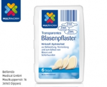 MULTINORM Transparente Blasenpflaster 2.99 €
