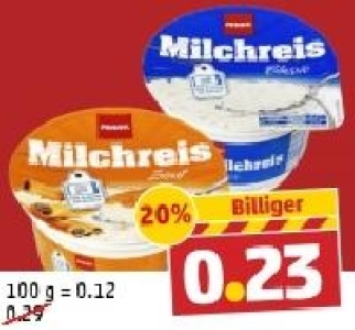 PENNY Milchreis 0.23&nbsp;&euro;
