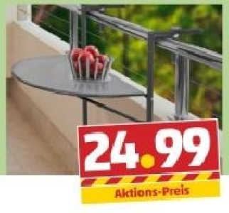 GARTENWERK Abklappbarer Balkontisch