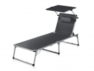 FLORABEST&reg; Aluminium-Sonnenliege, grau 39.99&nbsp;&euro;