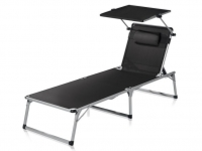 FLORABEST&reg; Aluminium-Sonnenliege, schwarz 39.99&nbsp;&euro;
