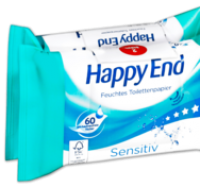 Penny  HAPPY END Feuchtes Toilettenpapier 2 x 60 Stück