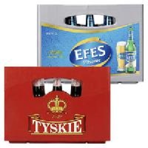 EFES Pilsener oder TYSKIE 11.99 €