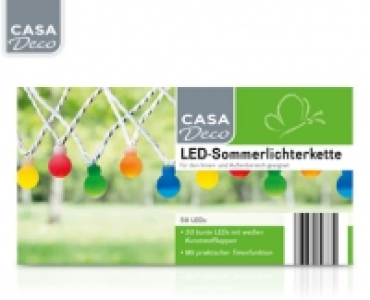 CASA Deco LED-Sommerlichter­­kette 9.99 €