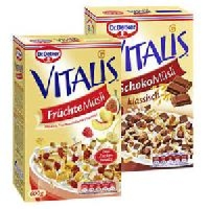 Dr. Oetker Vitalis Müsli 2.29 €