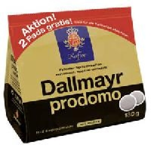 Dallmayr prodomo oder Crema d&acute;Oro Kaffeepads 1.69&nbsp;&euro;