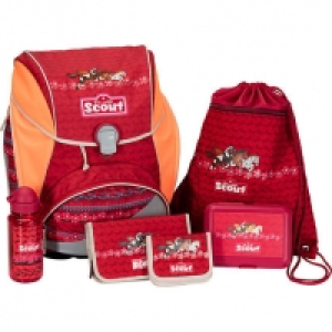 Scout Schulranzen-Set Alpha 3 Freunde, 6-teilig