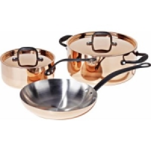 Kupfer Topfset 3tlg.