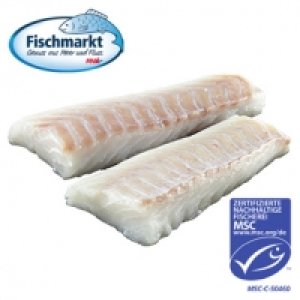 Kabeljau-Loins, praktisch gr&auml;tenfrei, aus MSC-zertifiziertem Wildfang, 1.99&nbsp;&euro;