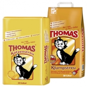 Thomas Katzenstreu, 30 Liter oder Klumpstreu, 20 Liter, jeder Beutel 7.49 €