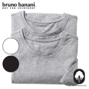 Herren-T-Shirt 2er-Pack 96 % Baumwolle/4 % Elasthan Gr&ouml;&szlig;e: S - XXL je