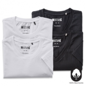 Herren-T-Shirt 2er-Pack Gr&ouml;&szlig;e: S - XXL je