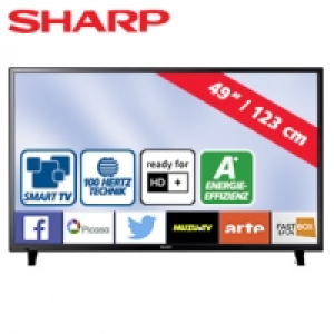 49-FullHD-LED-TV LC-49CFF6002E HbbTV integr. HD-Satelliten-Receiver un