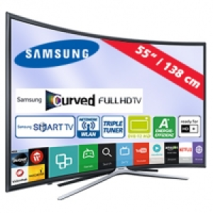 55-Curved-FullHD-LED-TV UE55K6379 HbbTV, H.265 3 HDMI-/2 USB-Anschl&uuml;ss
