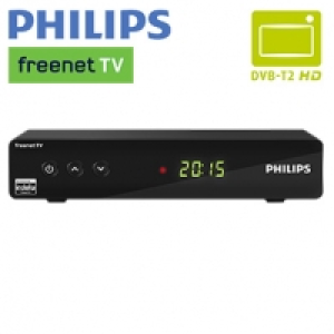 FullHD-DVB-T2-Receiver DTR3442B 4-stelliges Display HEVC/H.265, bis 10