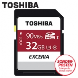 Highspeed-SDHC-Speicherkarte 32 GB Class 10/UHS-I bis zu 90 MB/s