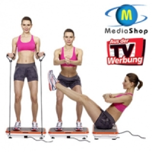 Vibro Shaper Vibrationsplatte trainiert unterschiedliche Muskelgruppen