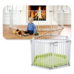 Baby-Park Tor in beiden Richtungen zu &ouml;ffnen inkl. Wandbefestigung und