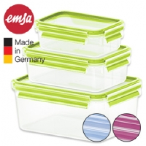 Frischhaltedosen-Set Clip & Close ca. 0,5, 1,0 und 2,3 Liter Inhalt