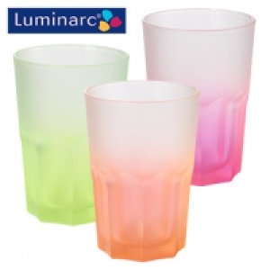 Longdrinkbecher Techno Color ca. 400 ml Inhalt je