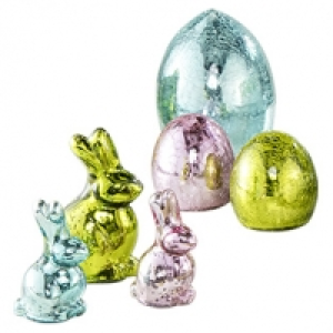 Deko-Hase oder /-Ei Glas versch. Gr&ouml;&szlig;en und Farben ab