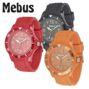 Silikon-Armbanduhr 43247 japanisches Quarzwerk wasserdicht bis 3 ATM v