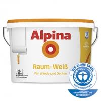Real  Alpina Raumweiß 10 Liter hochdeckend waschbeständig tropfgehemmt und w