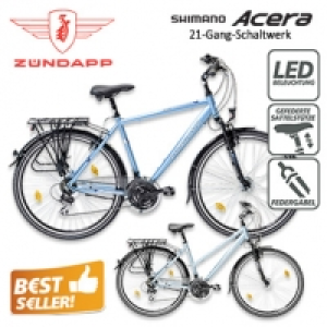 Alu-Trekkingrad Silver 3.0 Damen 26er oder 28er oder Herren 28er Shima