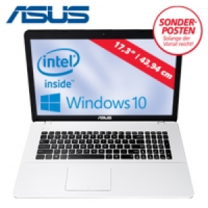 Notebook F751SA-TY121T mit Intel N3060 Dual-Core (2 x bis zu 2,48 GHz)