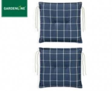 Aldi Süd  GARDENLINE®Sitzkissen für Monoblocksessel, 2er-Set