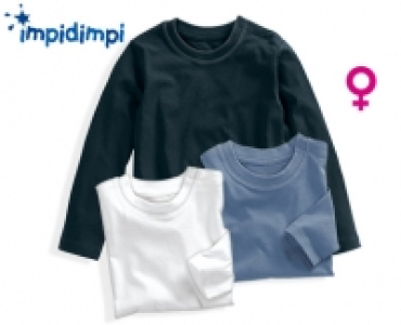 Aldi Süd  impidimpi Kleinkinder-Basic Langarmshirts, 3 Stück