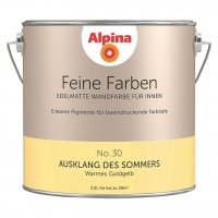 Bauhaus  Alpina Feine Farben Ausklang des Sommers