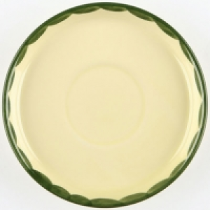 Zeller Keramik Untertasse Hahn und Henne, 15 cm