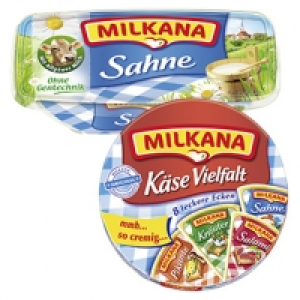 Milkana Frischeschale oder Runddose Schmelzkäsezubereitung 50 % Fett i 1.49 €