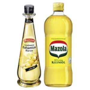 Mazola Reines Keim&ouml;l 750 ml oder Hengstenberg Delikatess Essig 500 ml,