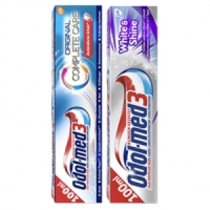 Odol-med 3 Zahncreme White & Shine, Samtweiss oder Complete Care jede