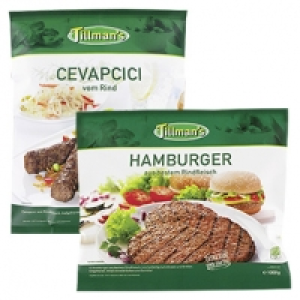 Tillman`s Hamburger oder Cevapcici aus Rindfleisch, gefroren, jeder 1 4.49&nbsp;&euro;