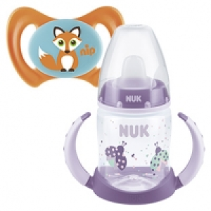 Nip Miss Denti Dentalschnuller oder NUK First Choice Lernflasche, vers