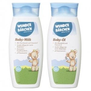 Wunderb&auml;rchen Baby-&Ouml;l oder Baby-Milk jede 205-ml-Flasche
