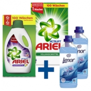 Ariel Waschmittel 100/90 Waschladungen, versch. Sorten, jede Packung/F