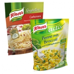 Knorr Spaghetteria, Activ Pastagericht oder H&uuml;ttenschmaus versch. Sort