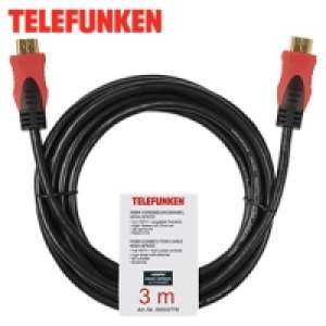High-Speed-HDMI-Kabel mit Ethernet 3D-tauglich vergoldet, 3 m 6.99&nbsp;&euro;