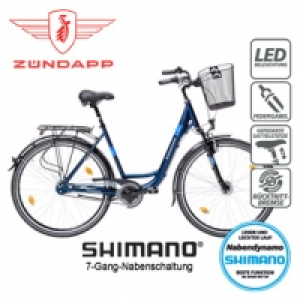 Alu-Citybike Red 5.0 26er oder 28er Shimano-Drehgriffschalter Alu-V-Br 349.00 €