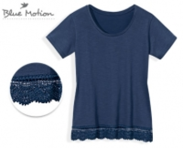 Blue Motion Shirt mit Spitze