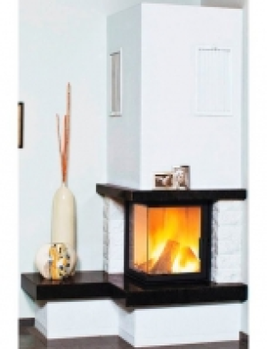 Kaminbausatz Nebraska Bank Links, echter Mamor naturweiß, Sims Granit  1,999.99 €