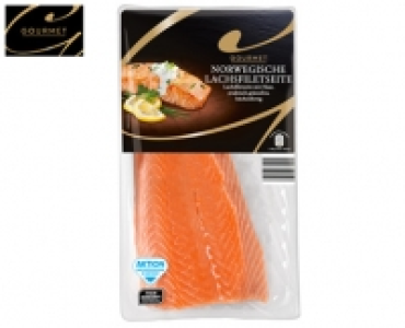 GOURMET Norwegische Lachsfiletseite 8.99 €