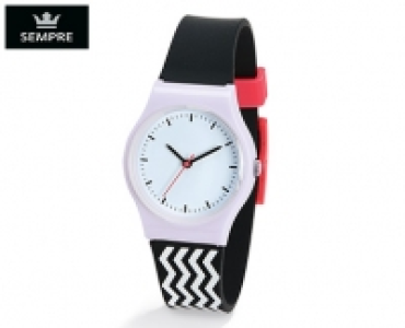 SEMPRE&reg;Armbanduhr mit Silikonband
